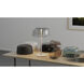 Yurei 14 inch 14.00 watt Matte White Table Lamp Portable Light in Acrylic Tea Brown